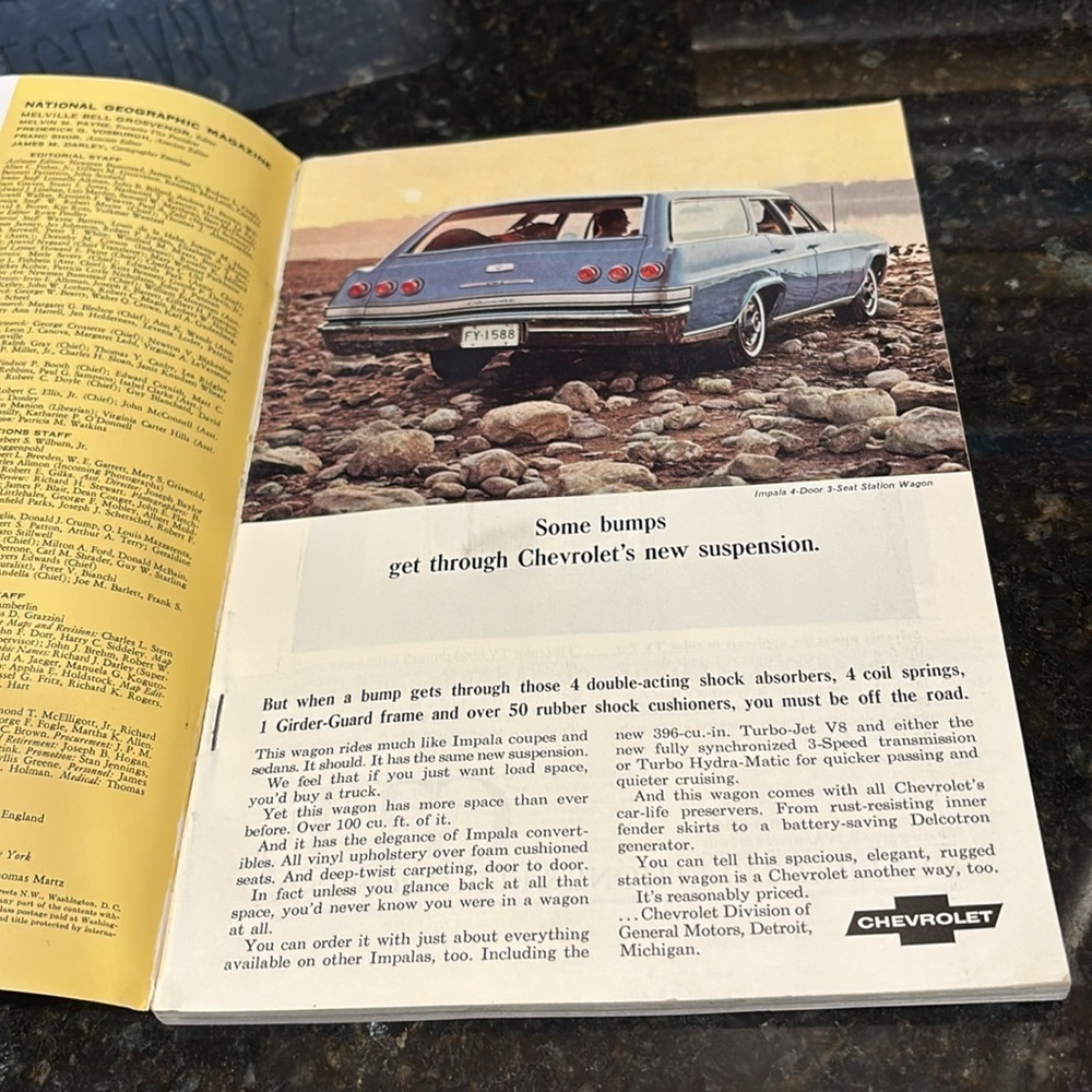 Vintage March 1965 National Geographic Magazine - Picture 16 of 17